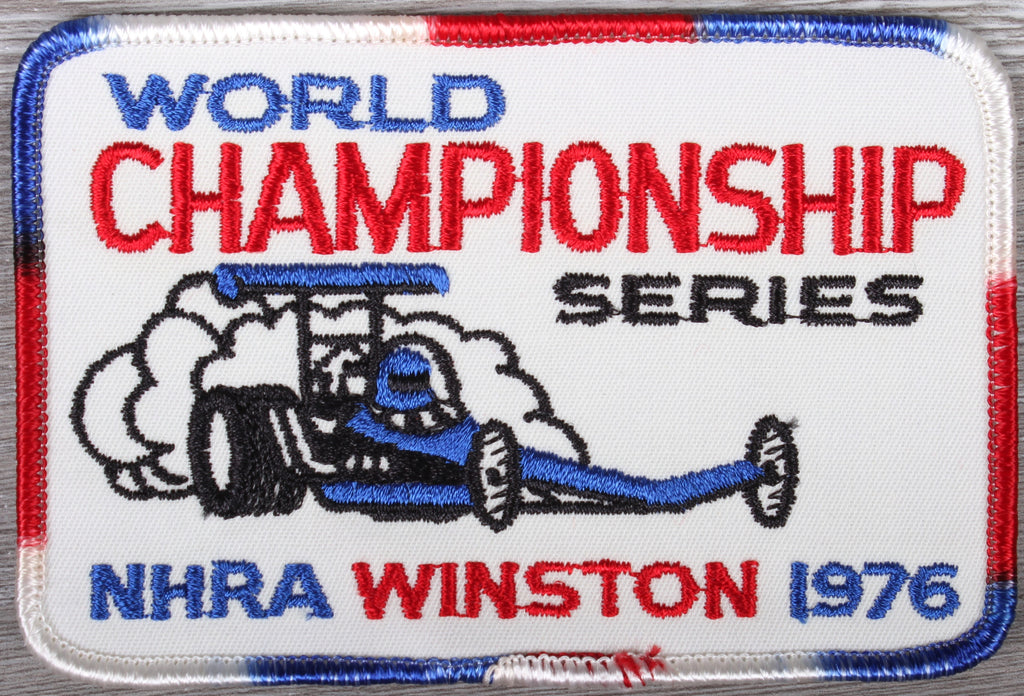 Vintage NHRA Winston 1976 World Championship Series Patch