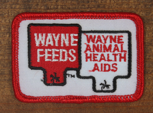 Vintage Wayne Feeds Animal Health Patch