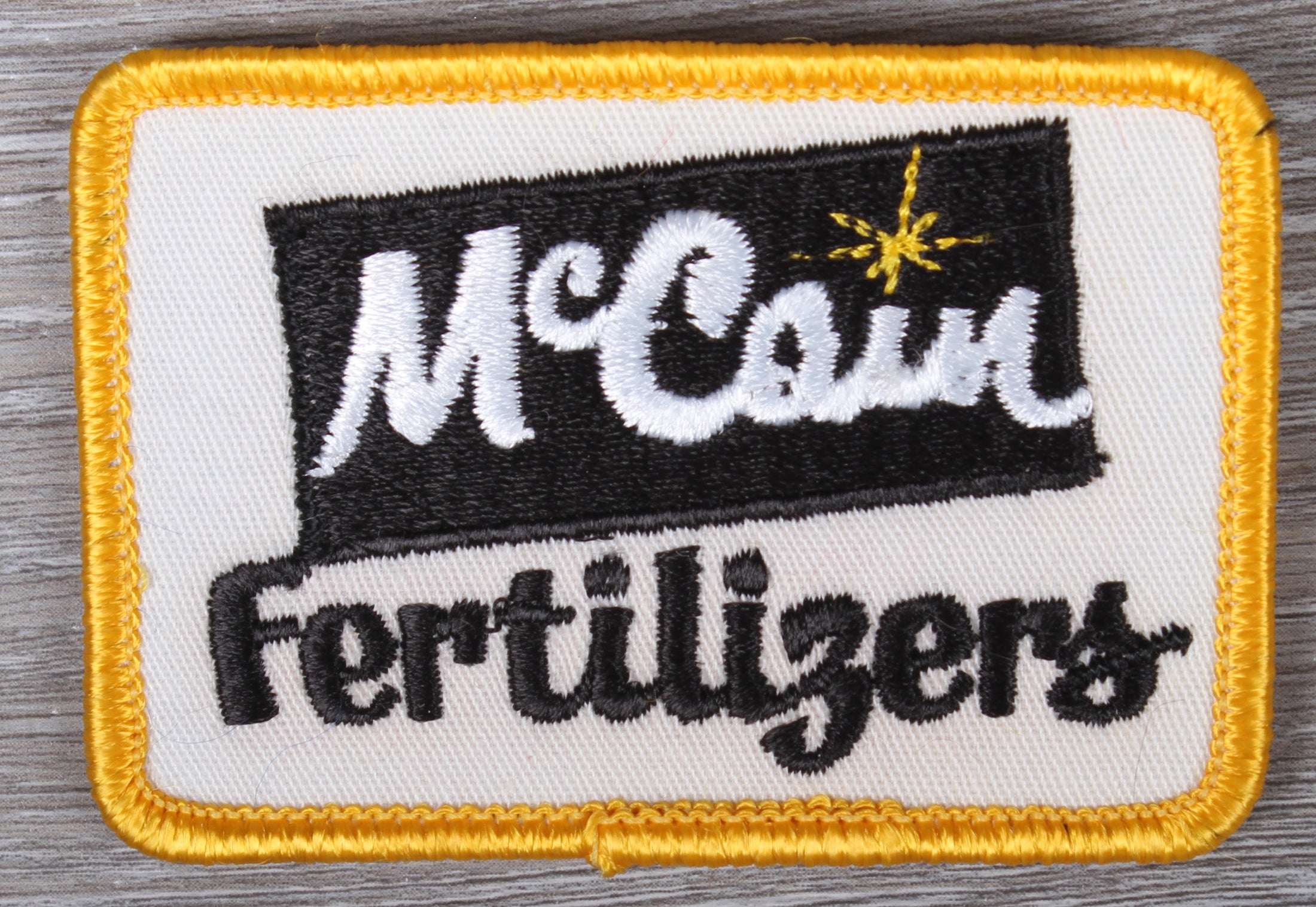 Vintage McCain Fertilizers Patch