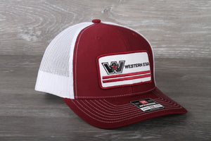 Vintage Western Star Trucking patch on a Richardson 112 trucker hat