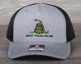 Load image into Gallery viewer, Don't Tread on Me embroidered on Heather/Black
