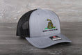Load image into Gallery viewer, Don't Tread on Me embroidered on Heather/Black

