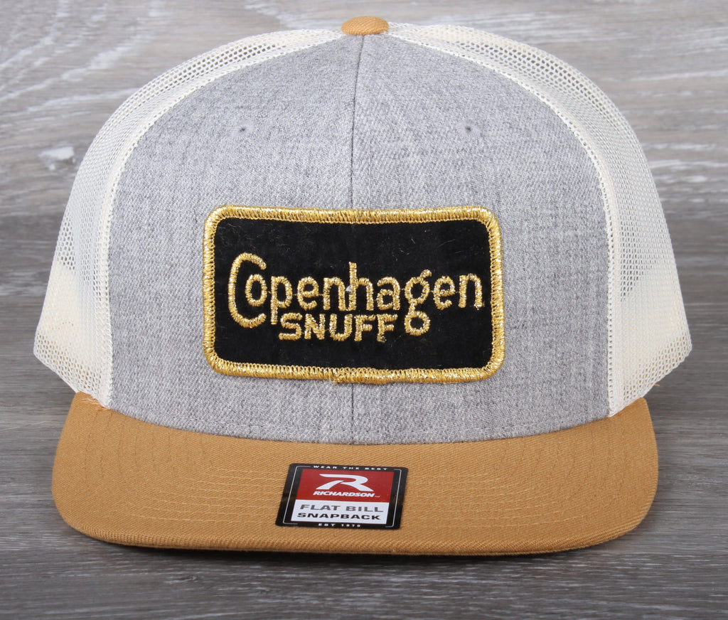 Vintage Copenhagen Snuff patch on a Richardson 511 trucker hat