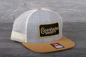 Vintage Copenhagen Snuff patch on a Richardson 511 trucker hat