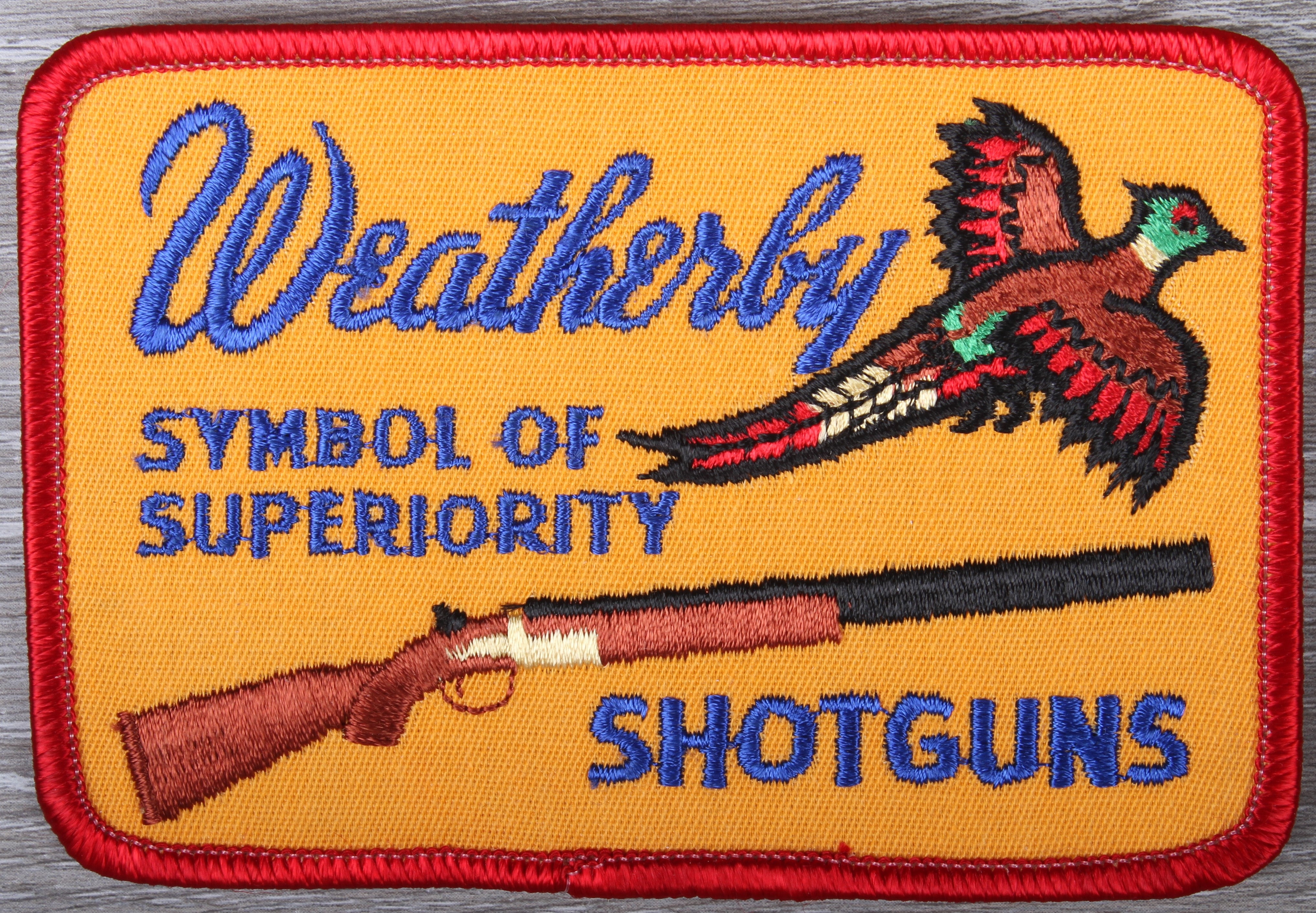 Vintage Weatherby Shotguns Patch