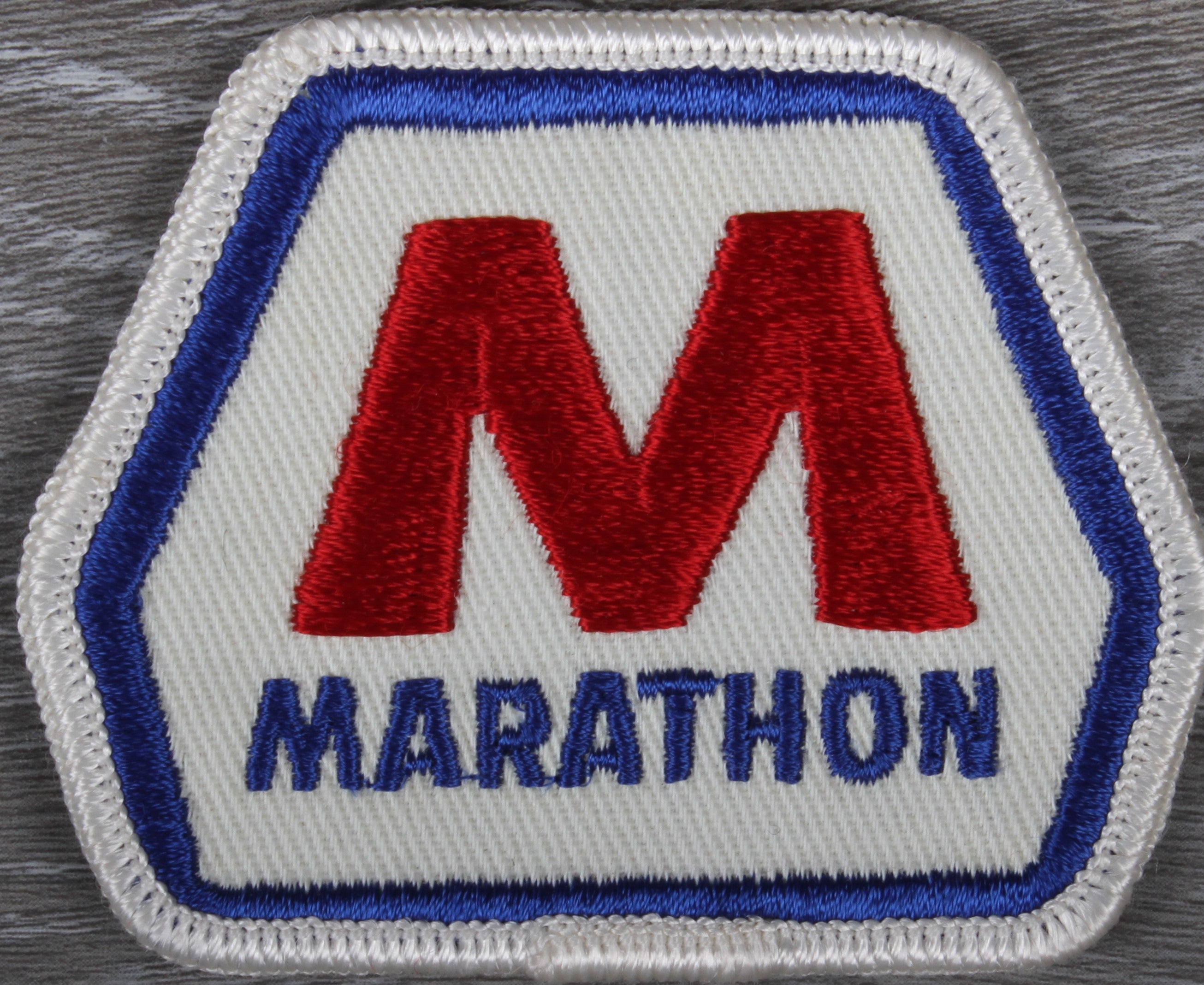 Marathon Racing Patch Vintage Marathon Oil Logo