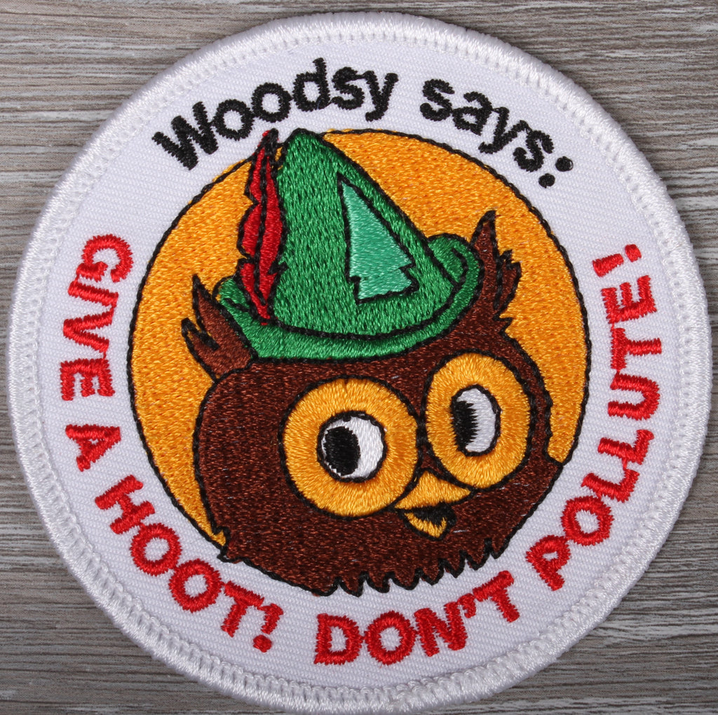 Woodsy Owl Patch Give a Hoot