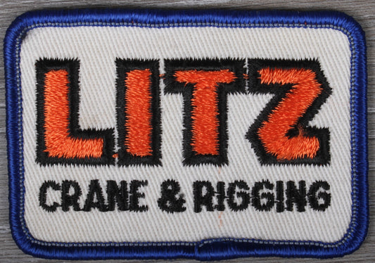 Vintage Litz Crane & Rigging Patch