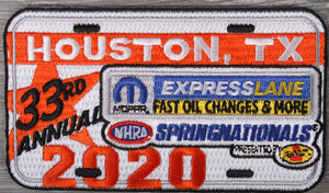 NHRA Spring Nationals Houston 2020 Patch