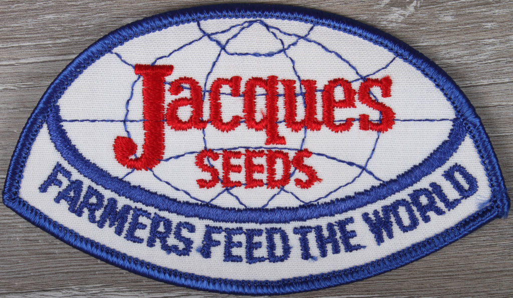 Vintage Jacques Seeds Farmers Feed the World Patch