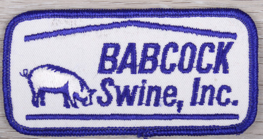 Vintage Babcock Swine, Inc. Patch