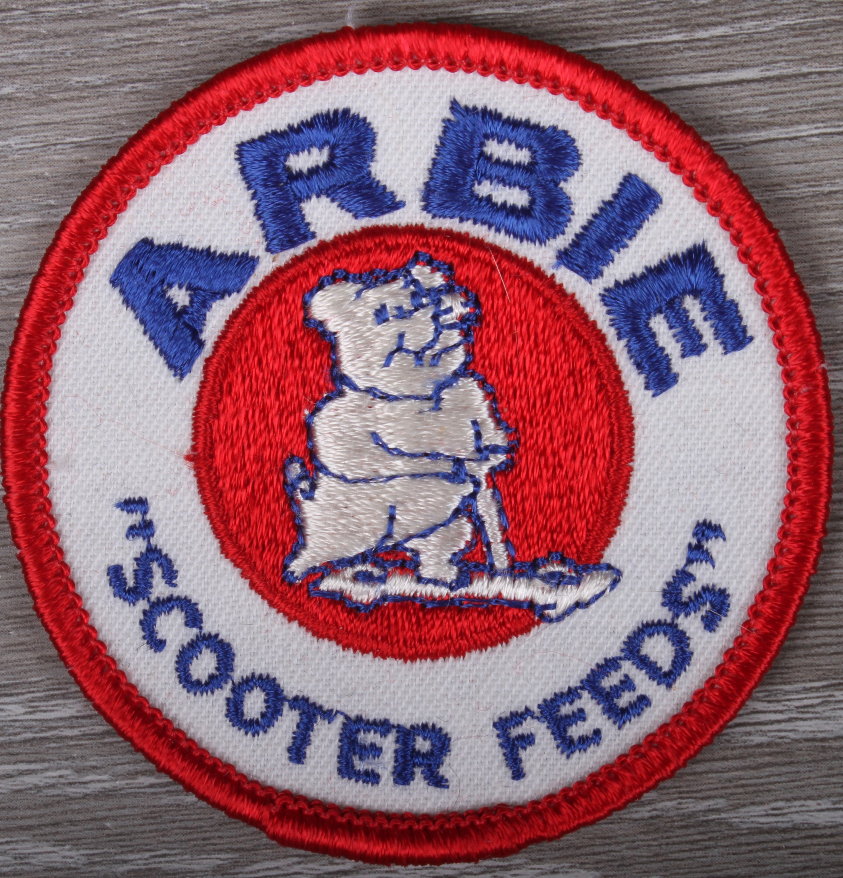 Vintage Arbie Scooter Feeds Patch