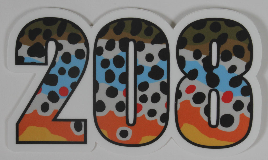 208 Brown Trout Sticker