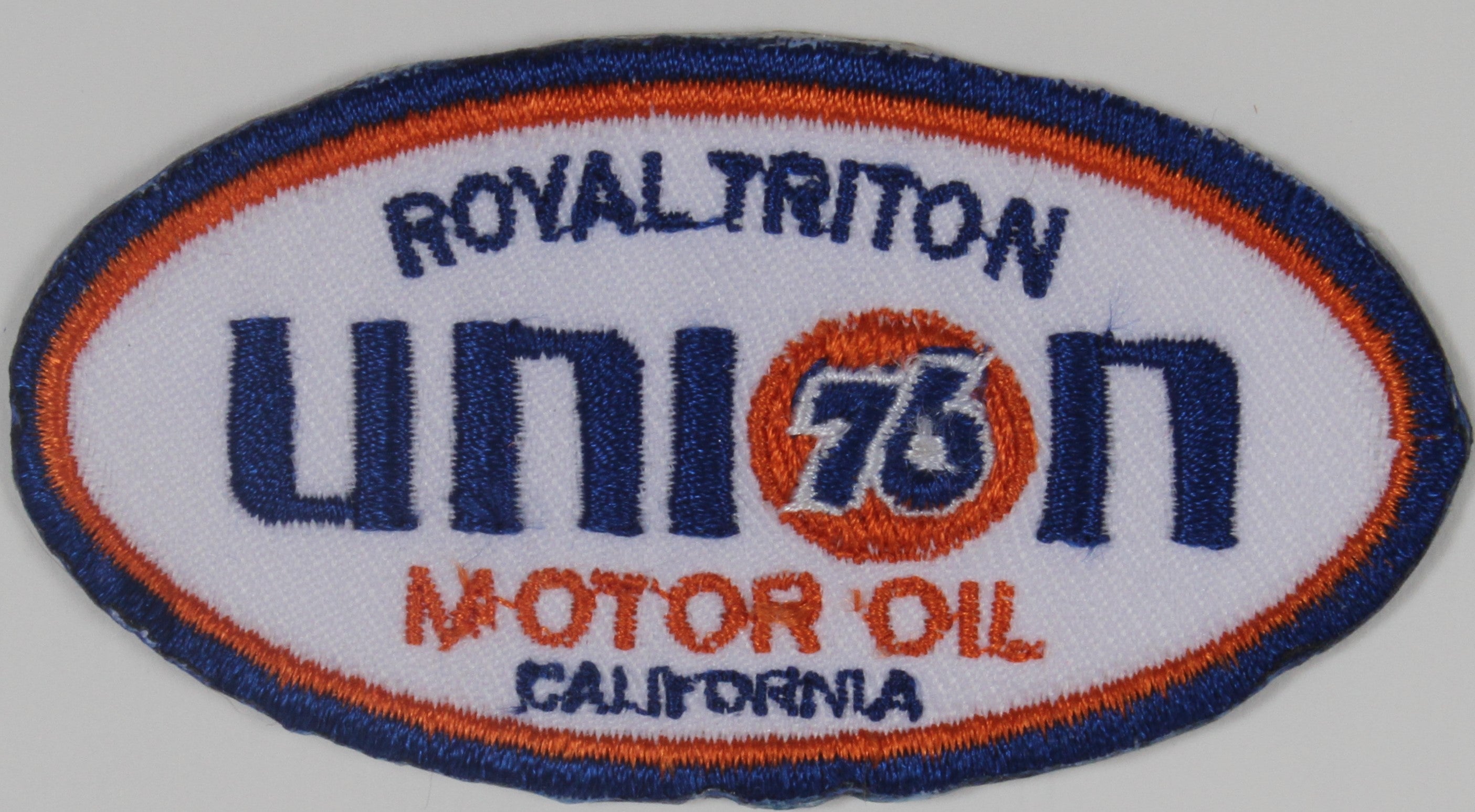 Vintage Union 76 Royal Triton Oil Patch