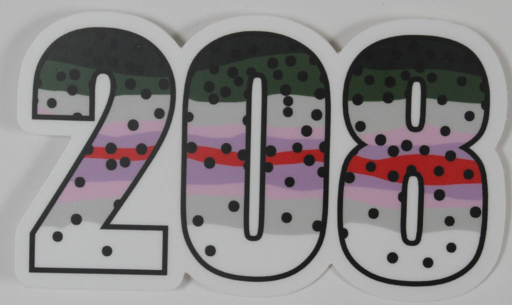 208 Rainbow Trout Sticker
