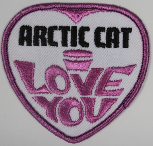 Vintage Arctic Cat I Love You Patch