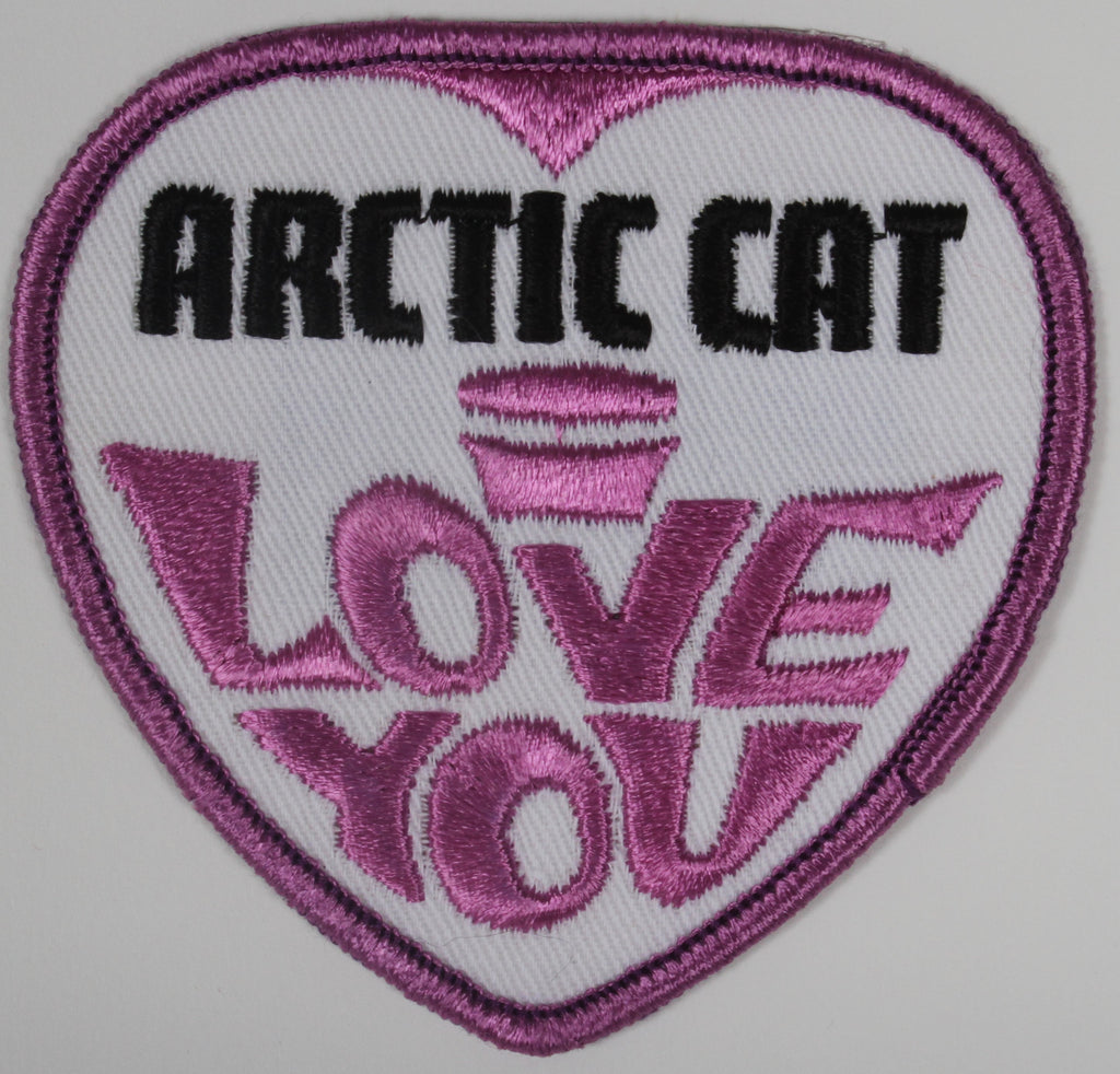 Vintage Arctic Cat I Love You Patch