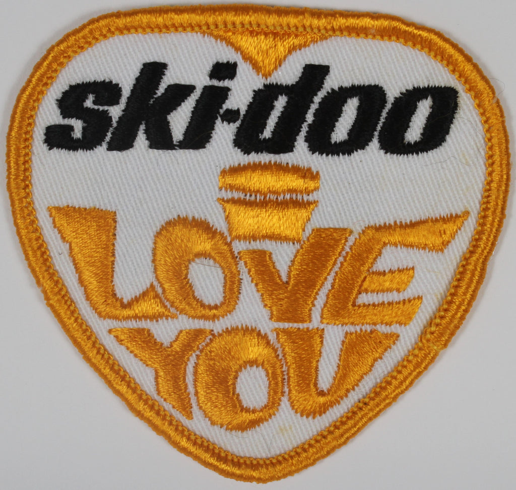 Vintage Ski-doo I Love You Patch