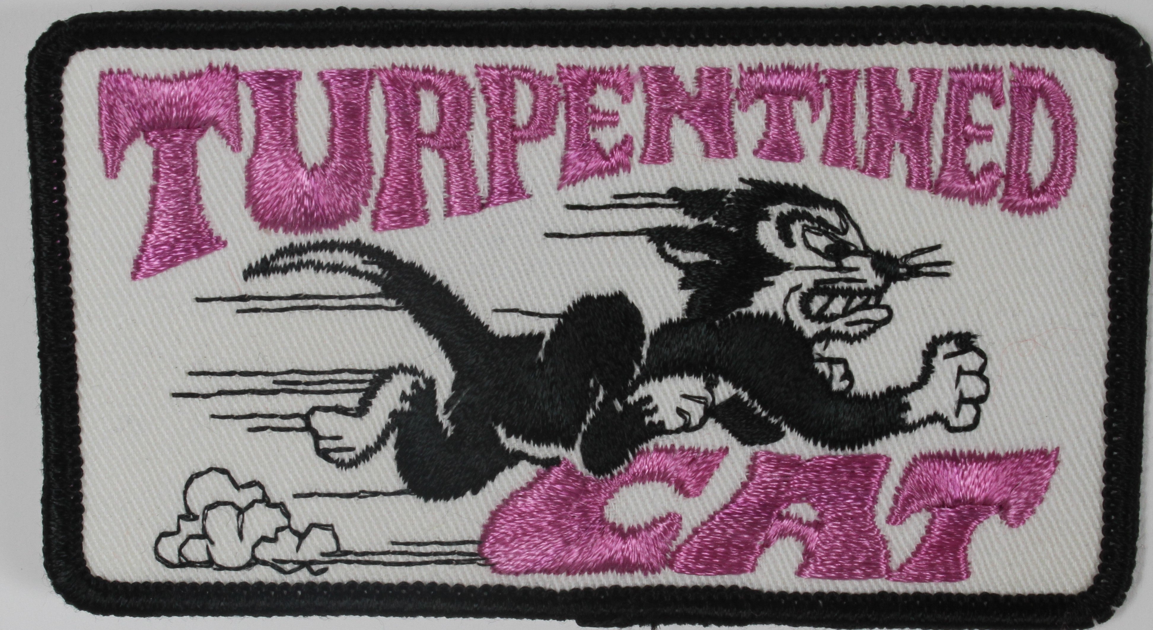 Vintage Turpentined Cat Patch