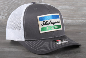 Vintage Shakespeare Fishing patch on a Richardson 112 trucker hat