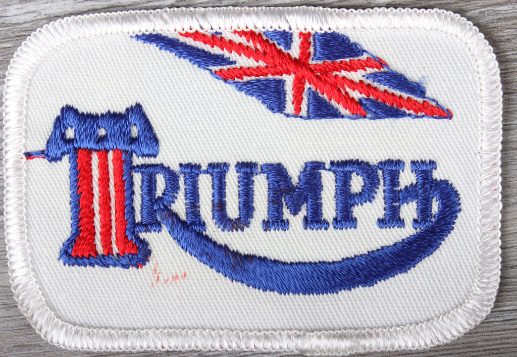 Vintage Triumph Motorcycle Patch