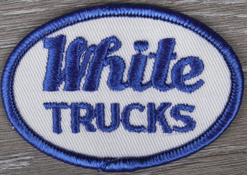 Vintage White Trucks Patch