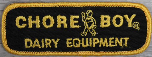 Vintage Chore-Boy Dairy Equipment Patch