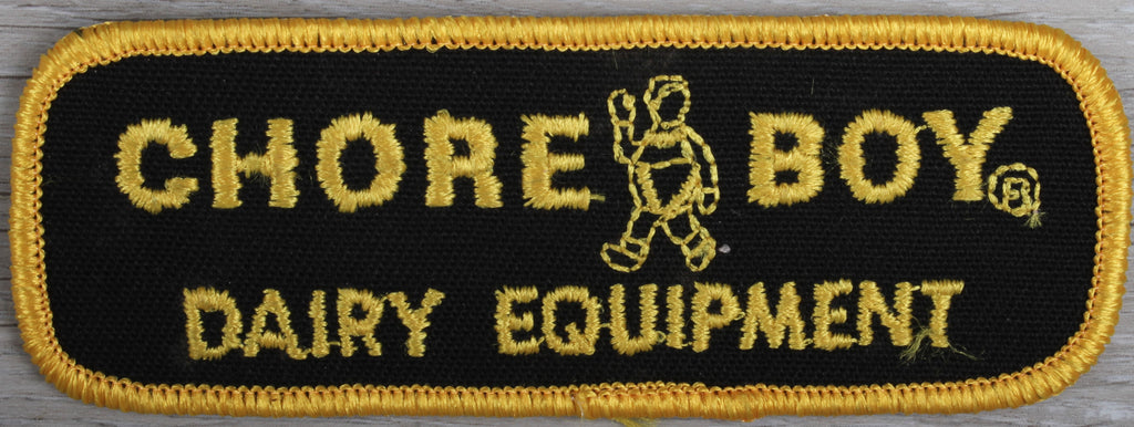 Vintage Chore-Boy Dairy Equipment Patch