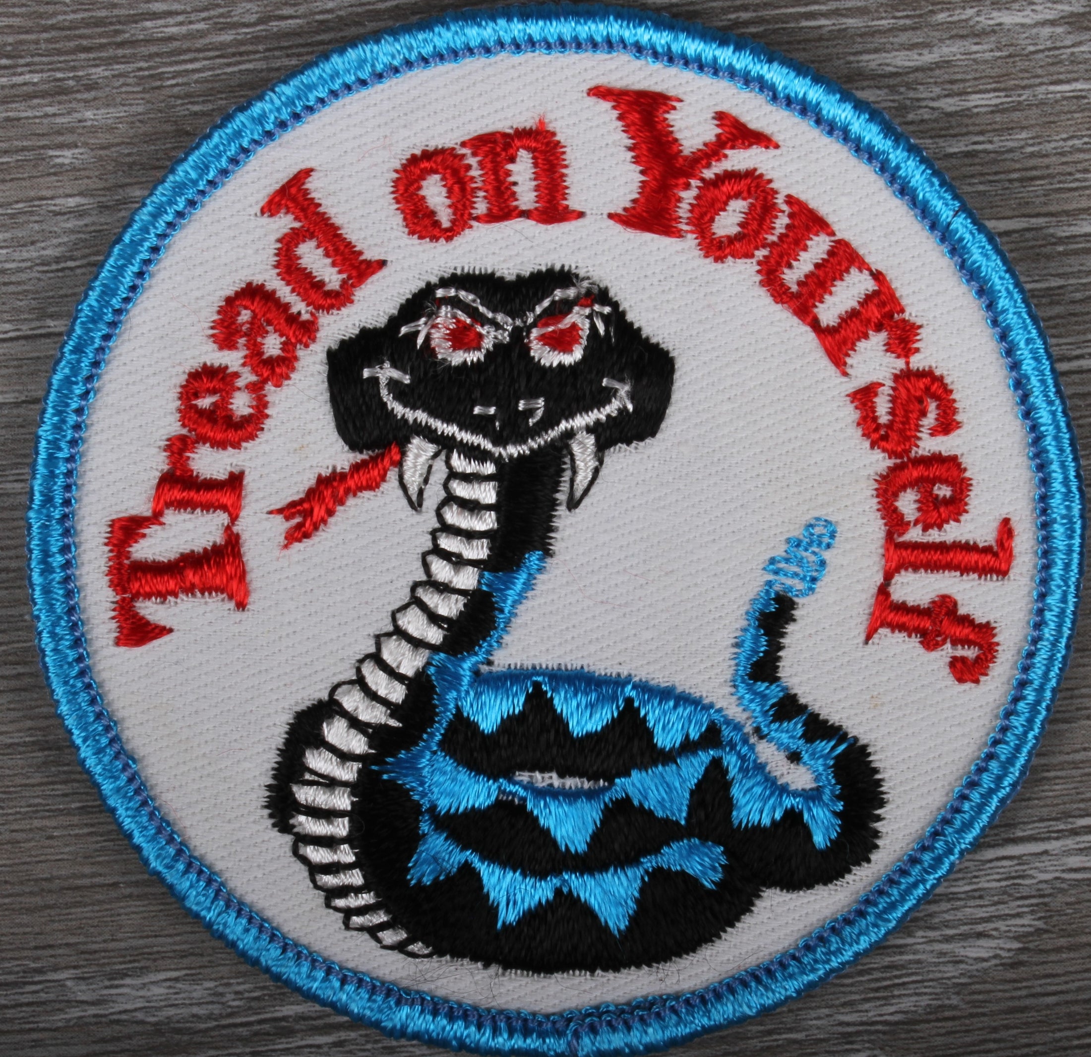 Vintage Tread on Yourself Patch - Turquoise