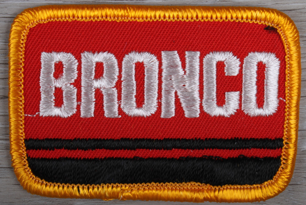 Vintage Ford Bronco Patch - White