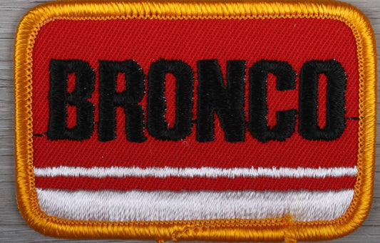 Vintage Ford Bronco Patch - Black