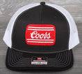 Load image into Gallery viewer, Vintage Coors patch on a Richardson 112 trucker hat
