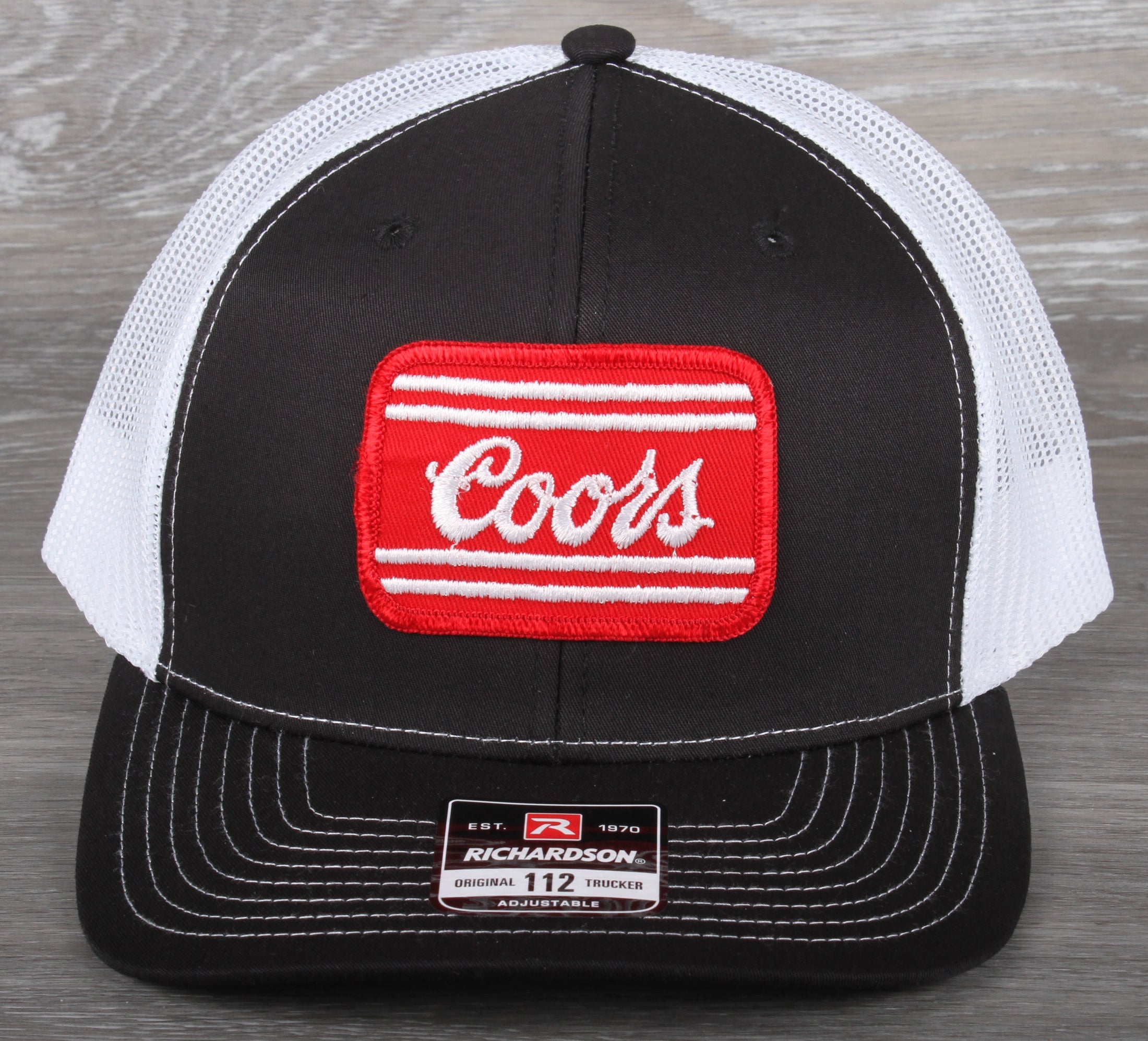 Vintage Coors patch on a Richardson 112 trucker hat