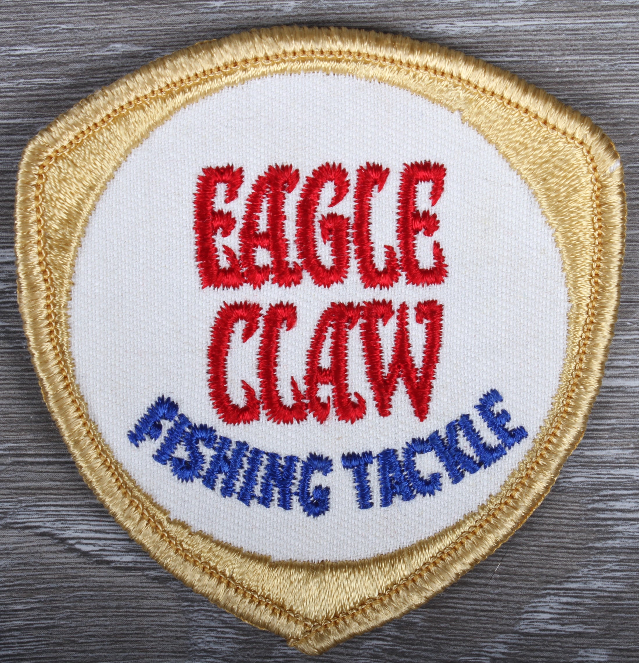 Vintage Eagle Claw Fishing Tackle Patch