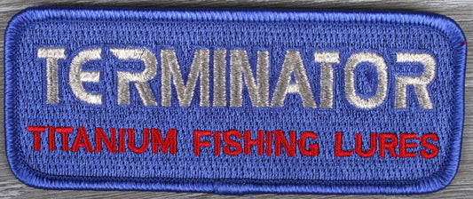 Vintage Terminator Fishing Lures Patch
