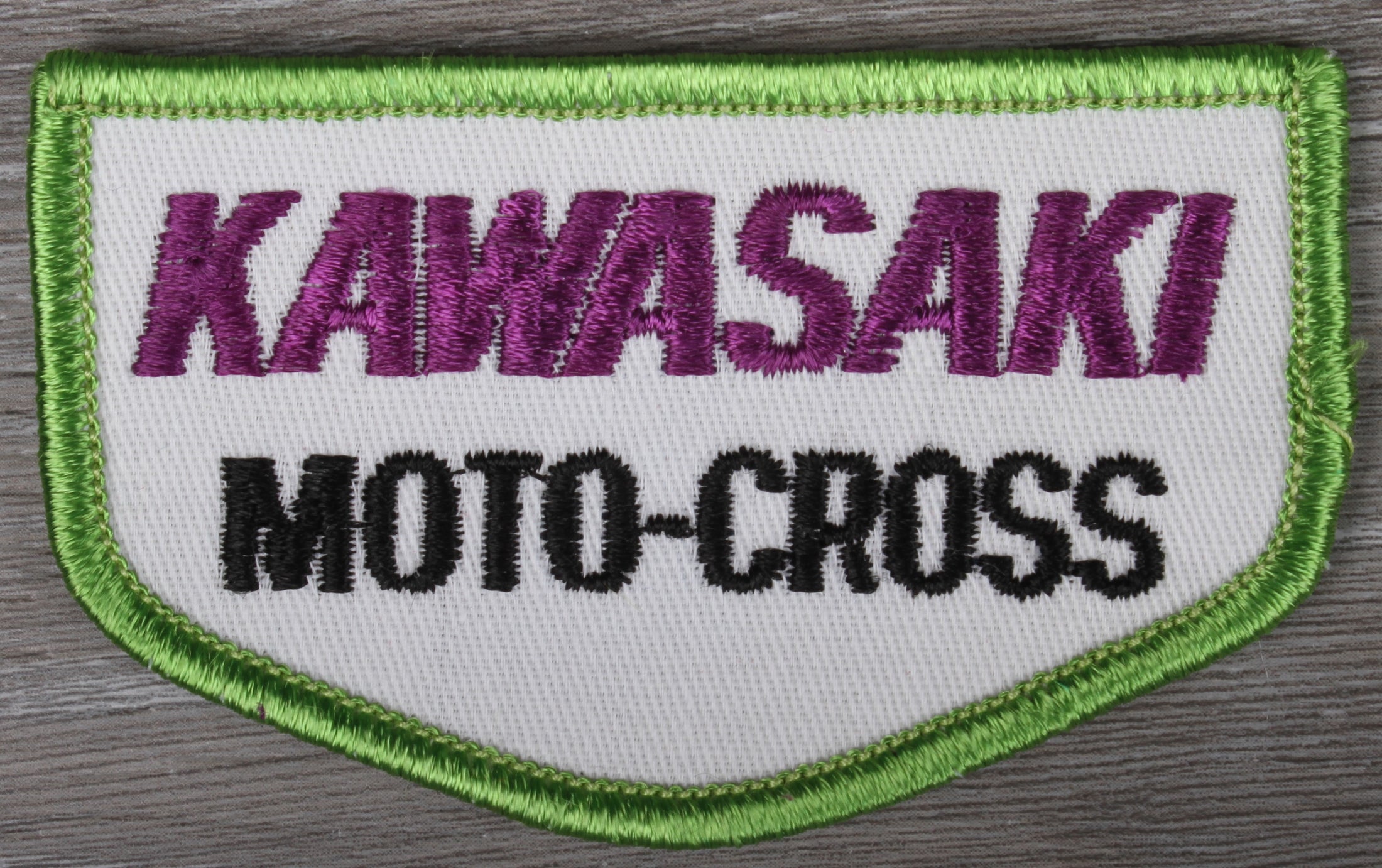 Vintage Kawasaki Moto-Cross Patch