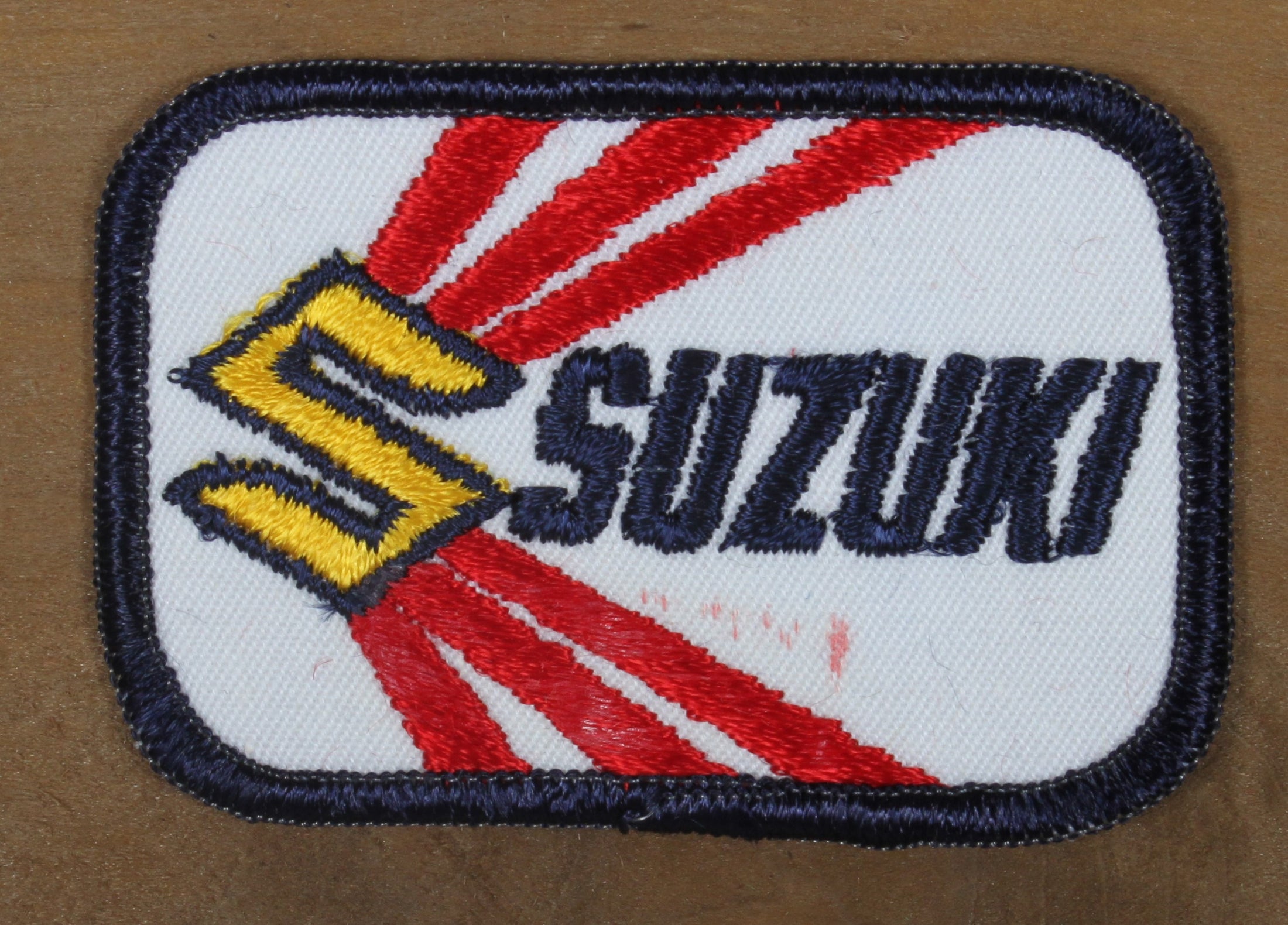 Vintage Suzuki Motorcycle Patch
