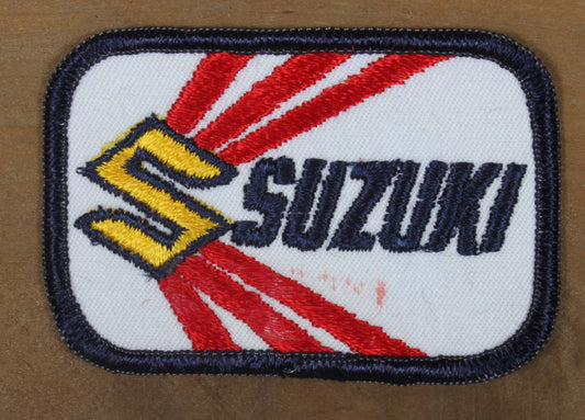 Vintage Suzuki Motorcycle Patch