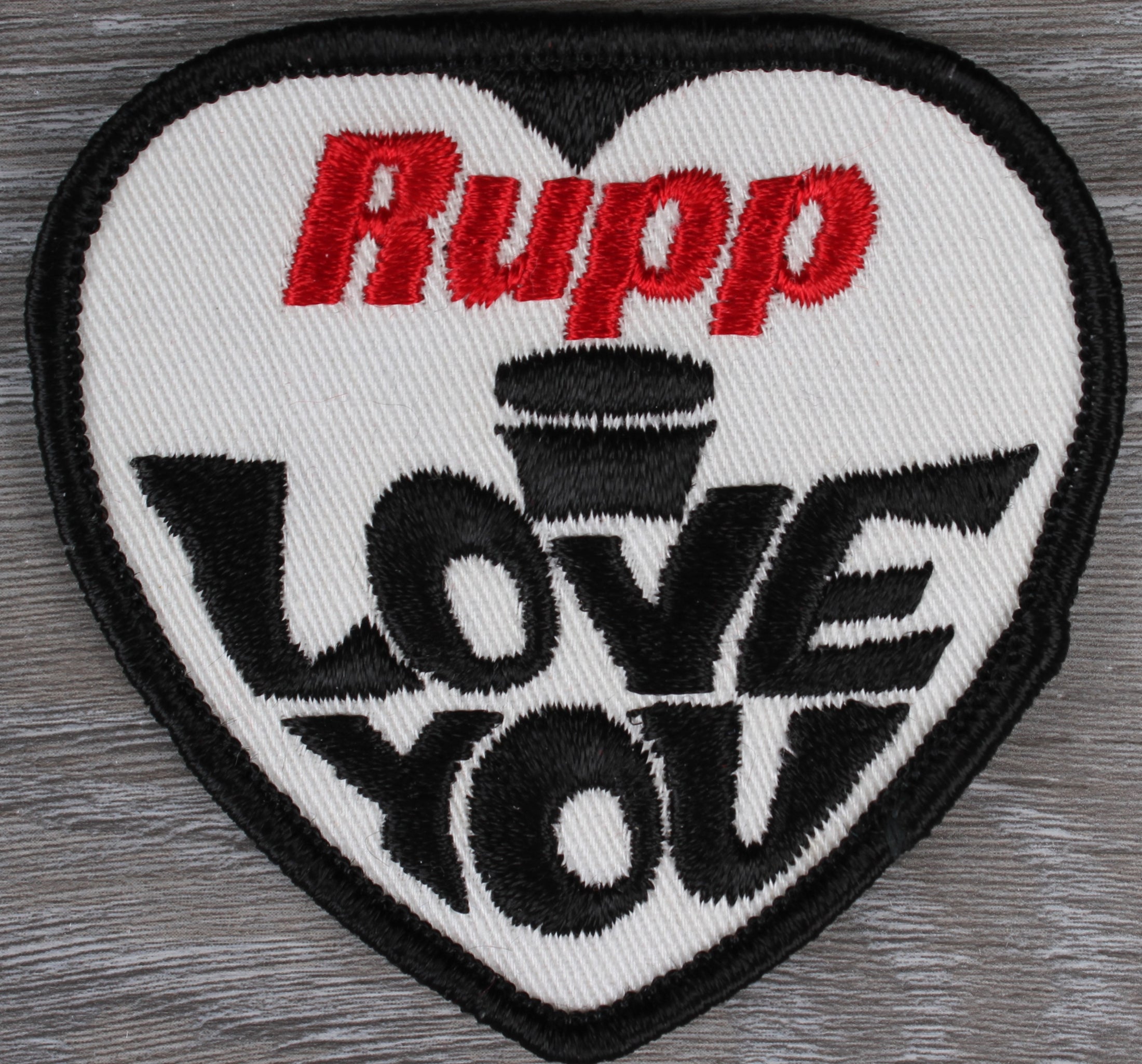 Vintage Rupp I Love You  Patch