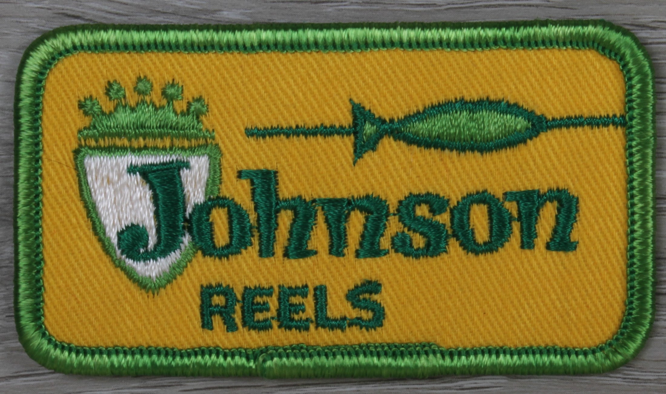 Vintage Johnson Reels Patch