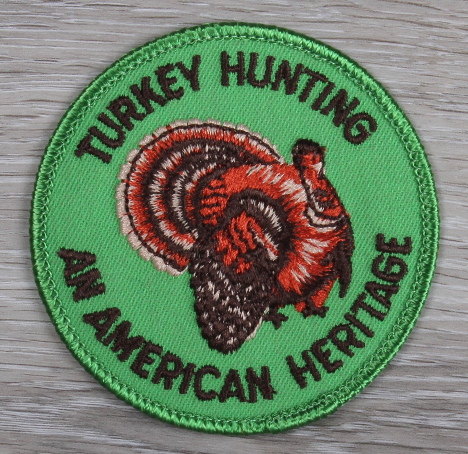 Vintage Turkey Hunting American Heritage Patch