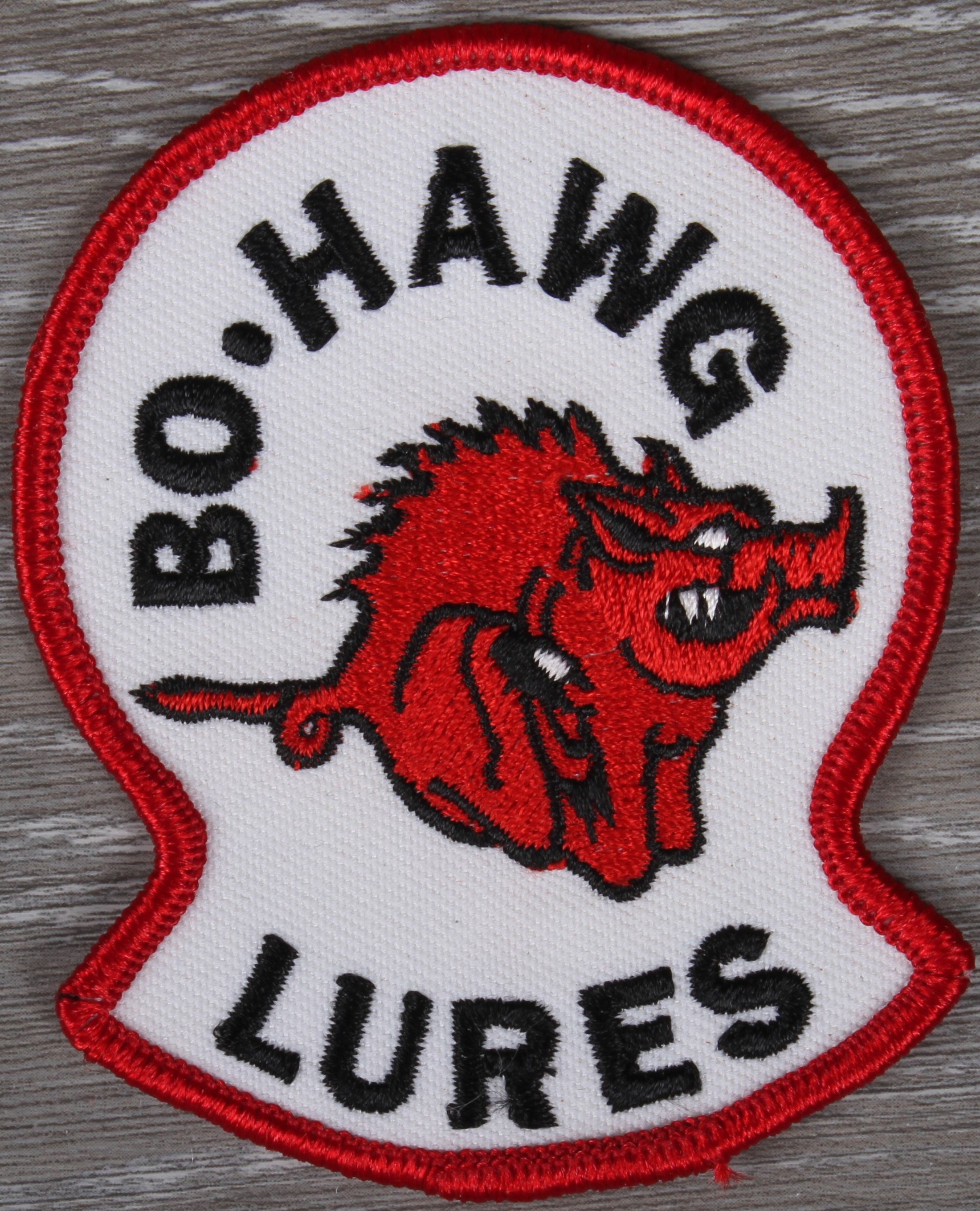 Vintage Bo-Hawg Lures Patch