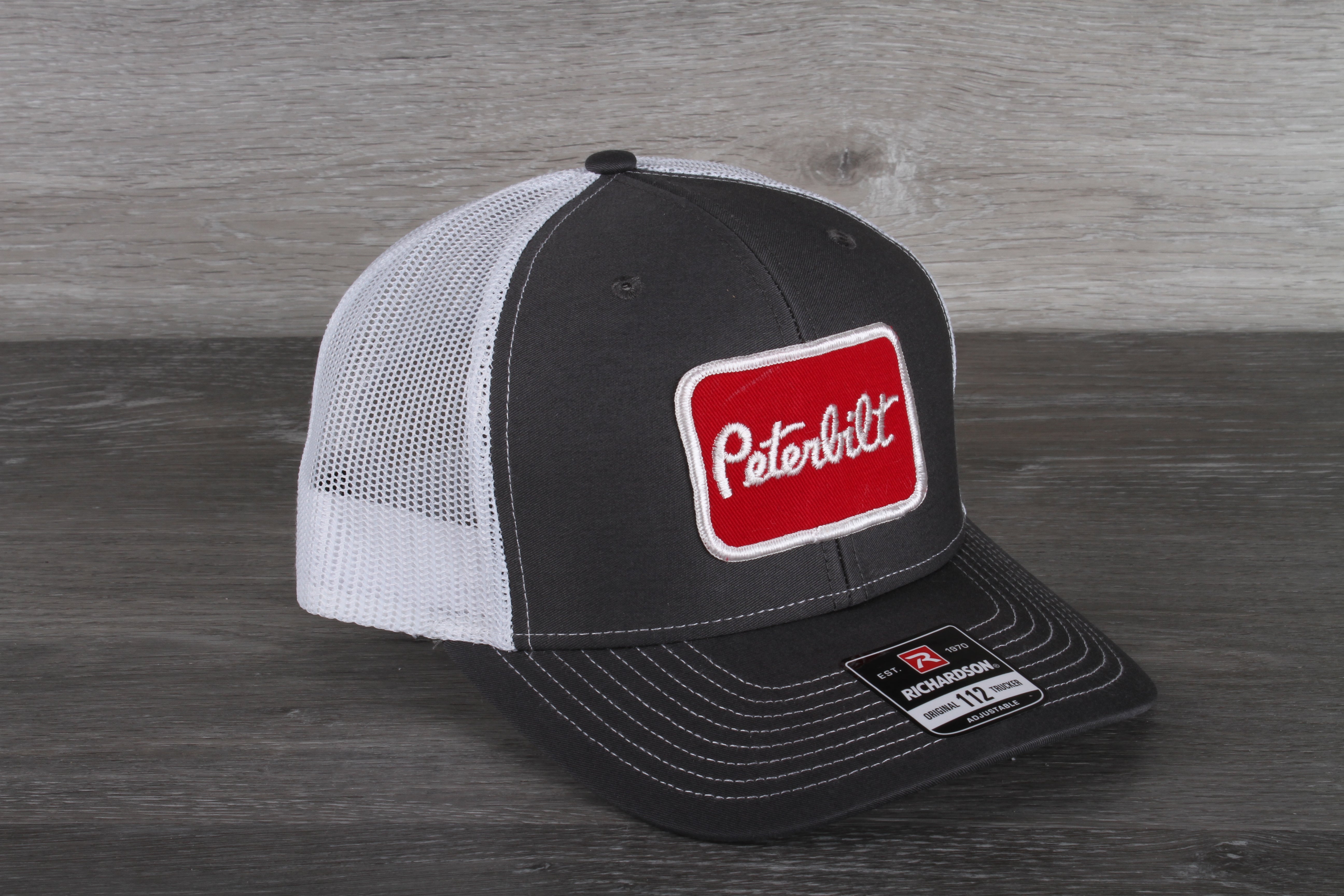 Vintage Peterbilt patch on a Richardson 112 trucker hat