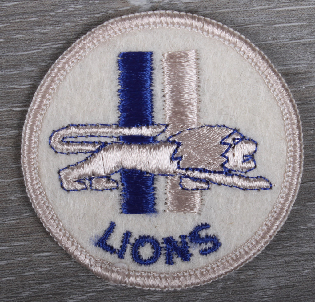 Vintage Detroit Lions Patch