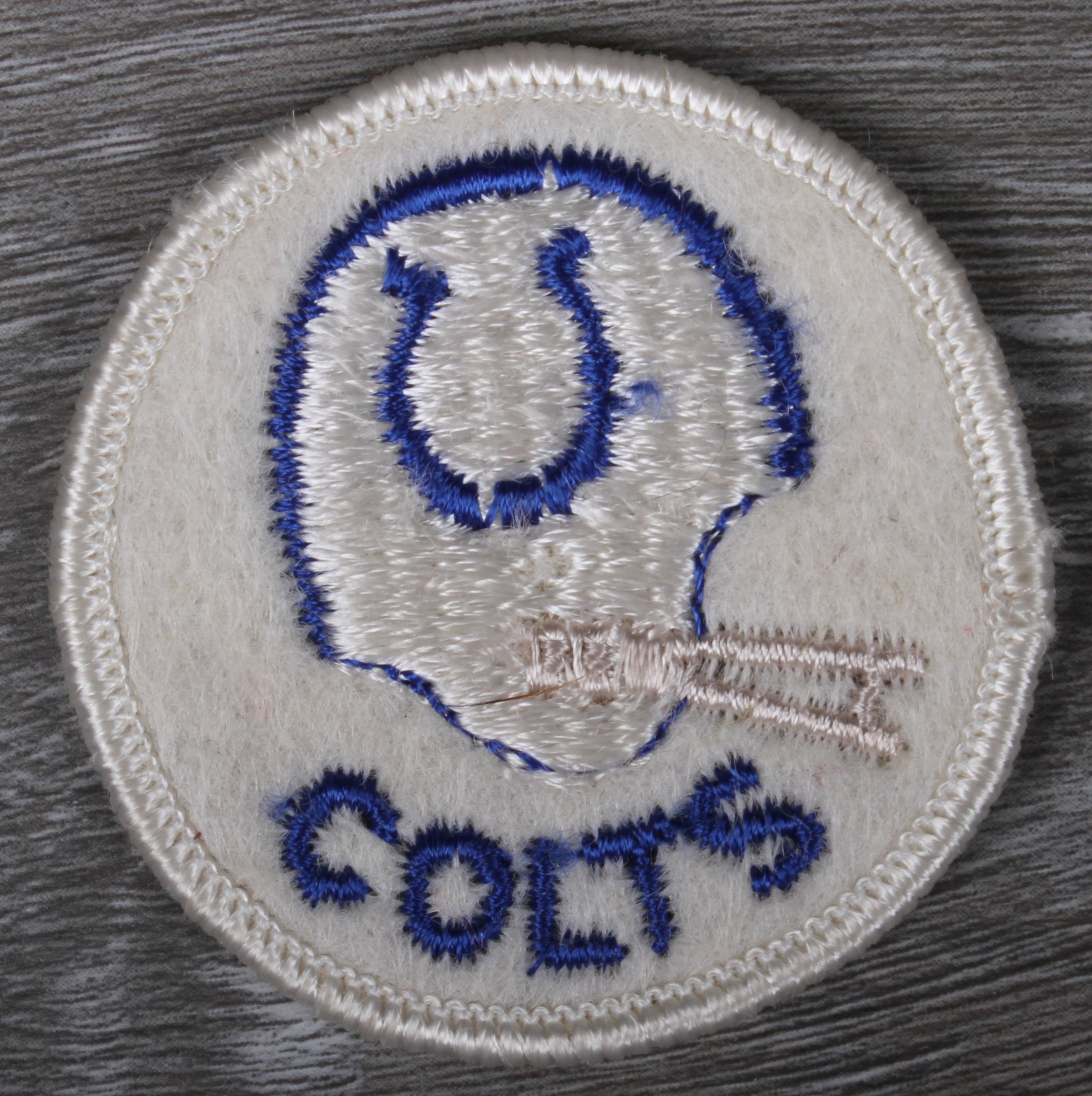 Vintage Indianapolis Colts Patch
