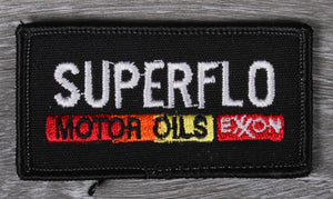 Vintage Superflo Motor Oils Exxon Patch