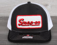 Load image into Gallery viewer, Vintage Snap-On Tools patch on a Richardson 112 trucker hat

