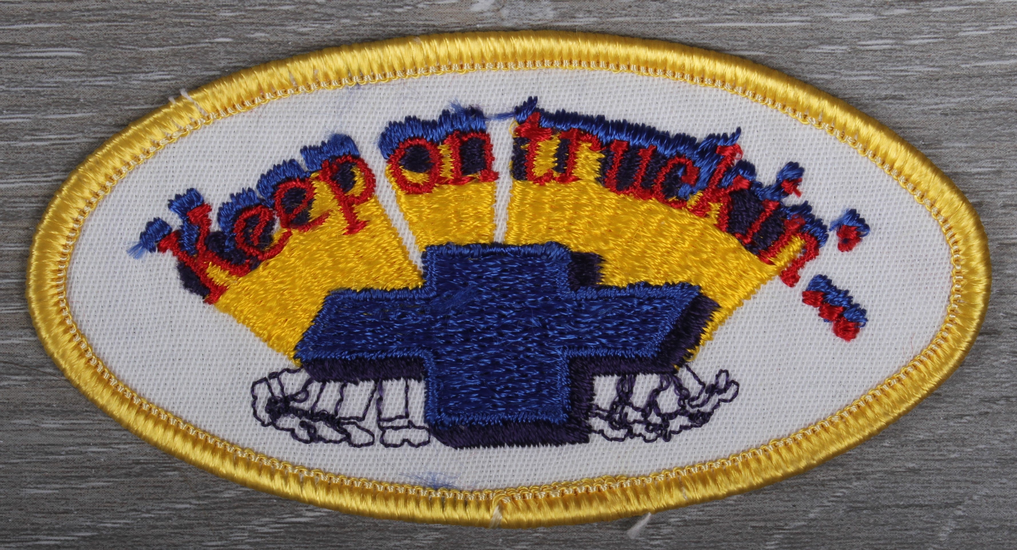 Vintage Chevrolet Keep on Truckin' Patch