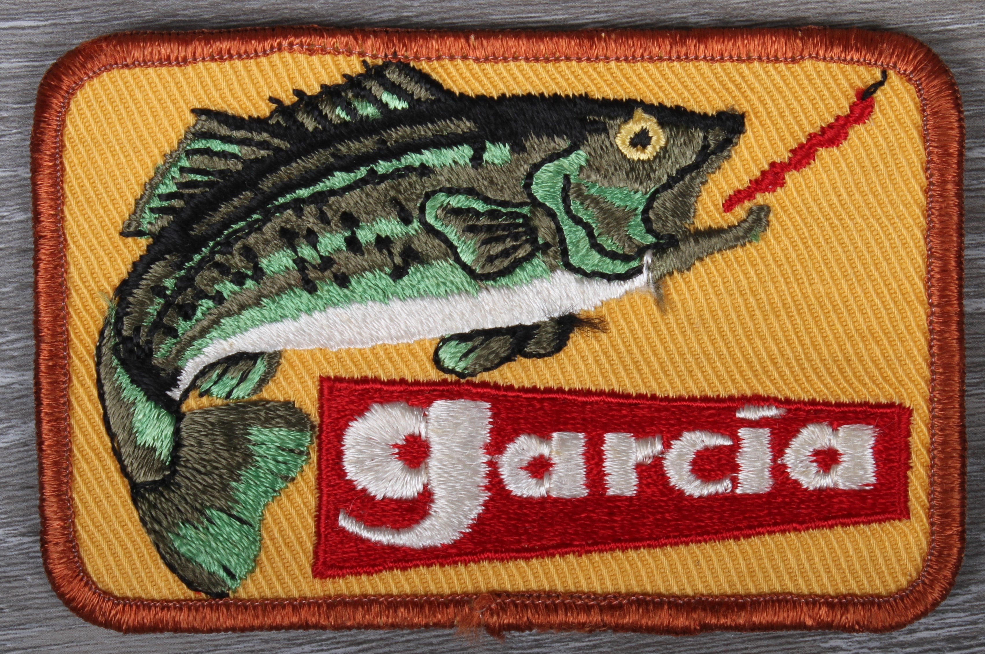 Vintage Garcia Fishing Reels Patch