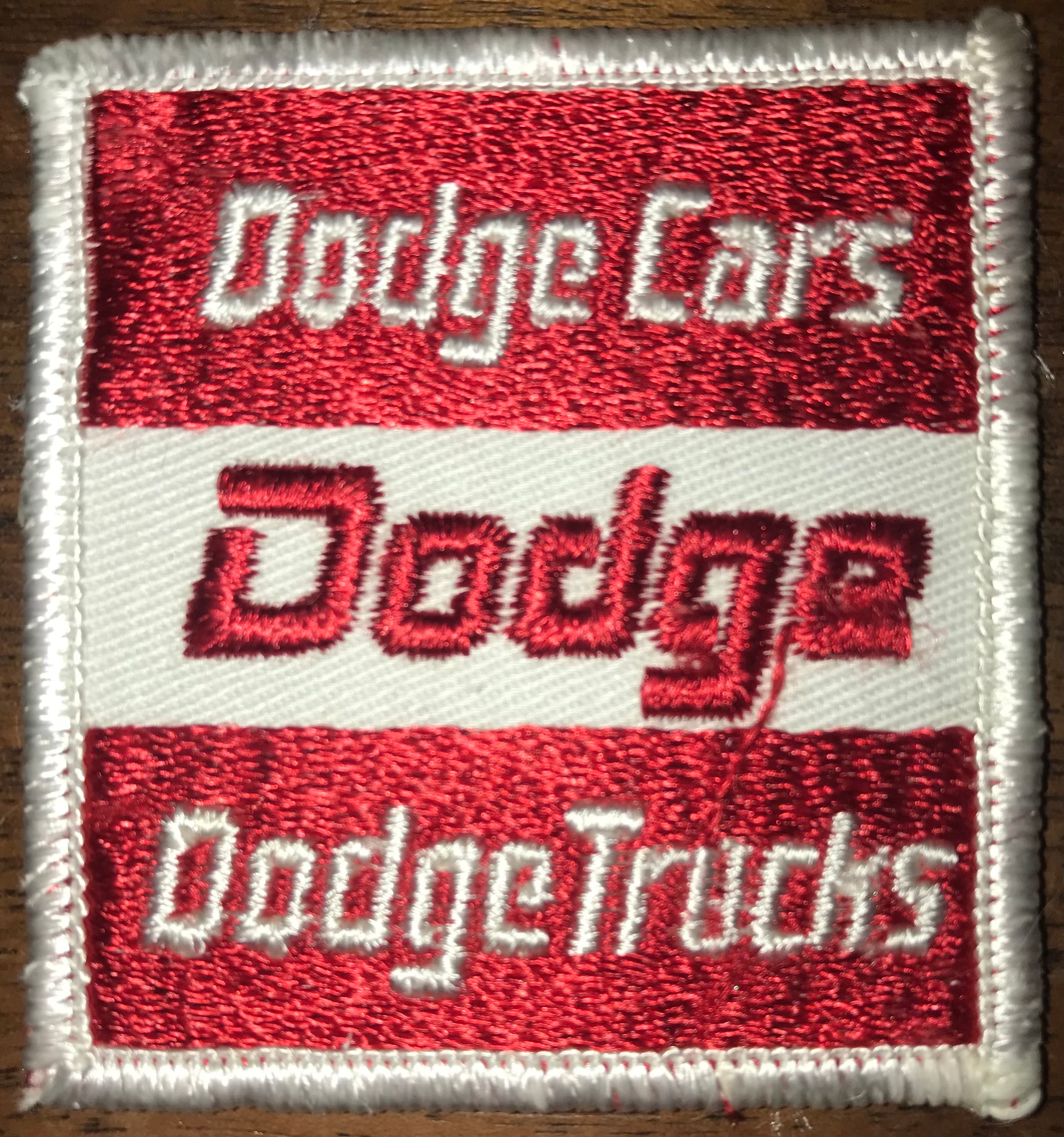 Vintage Dodge Cars Trucks Patch